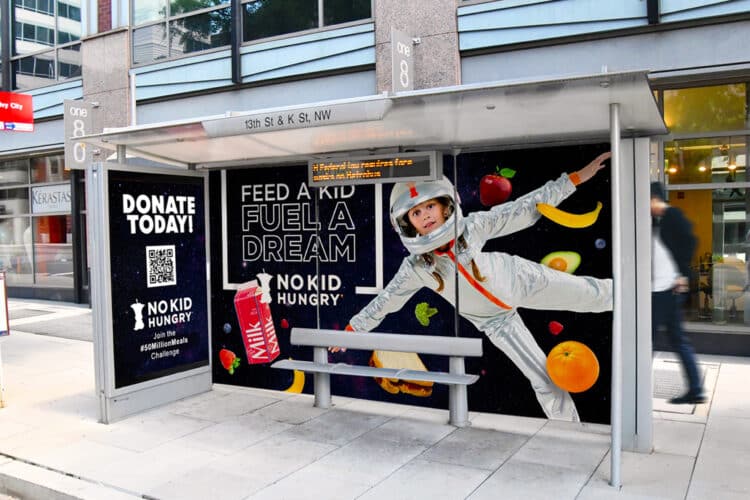 Clear Channel Outdoor Community nonprofits no kid hungry