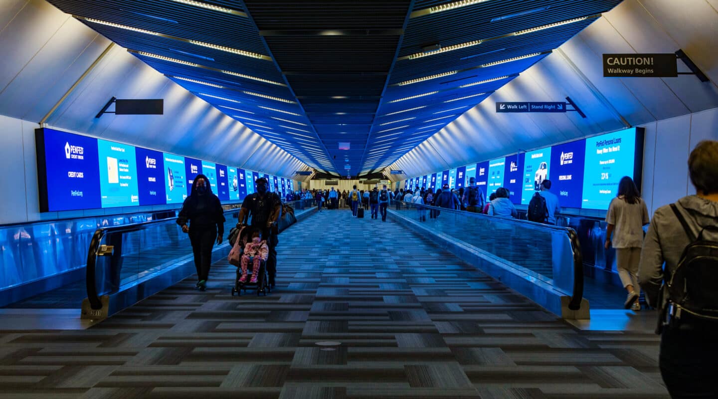 Clear Channel Outdoor Airports: Reach busy travelers