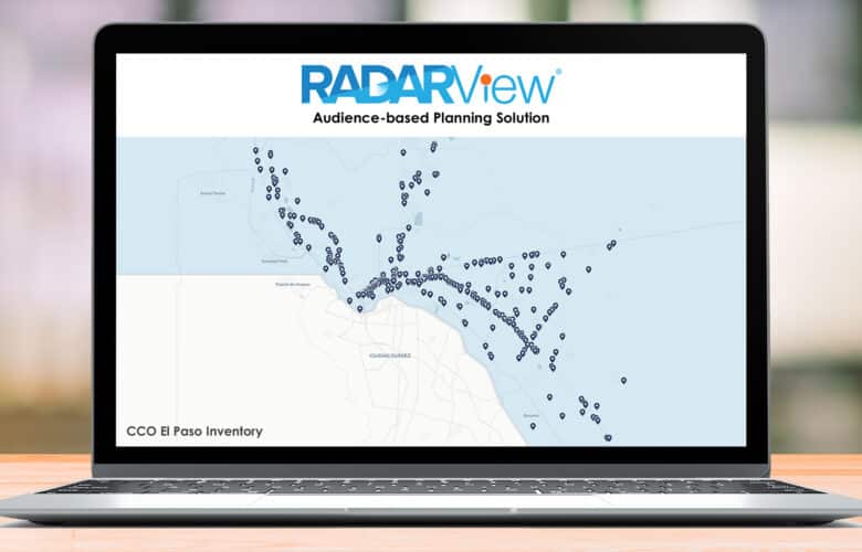 Clear Channel Outdoor RV Coverage map 