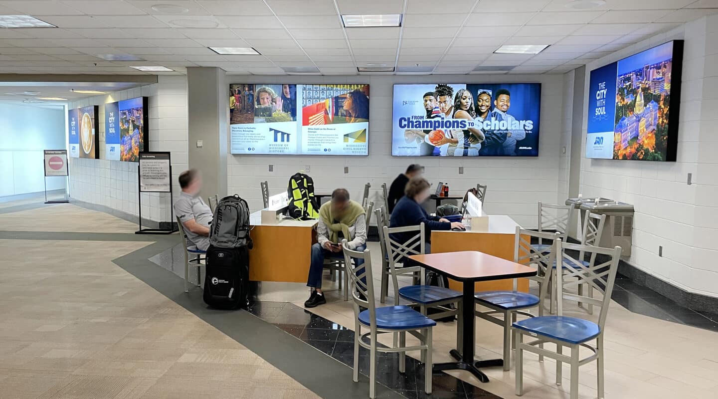 Clear Channel Outdoor tension fabric display