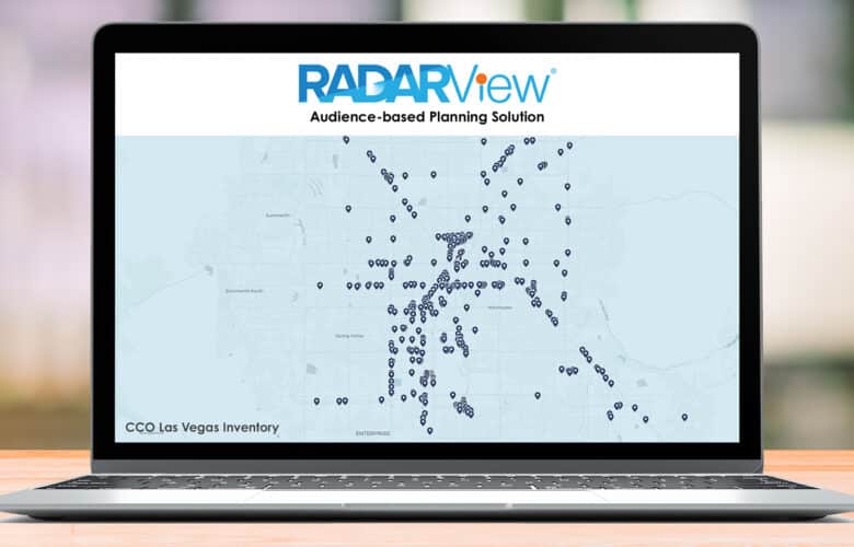 Clear Channel Outdoor RV Coverage map