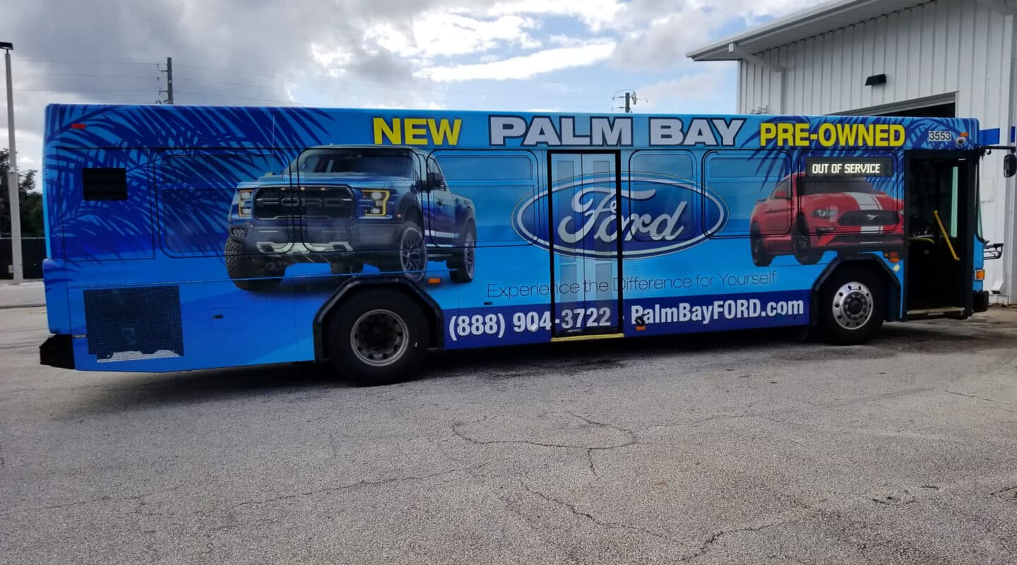 Clear Channel Outdoor bus wraps