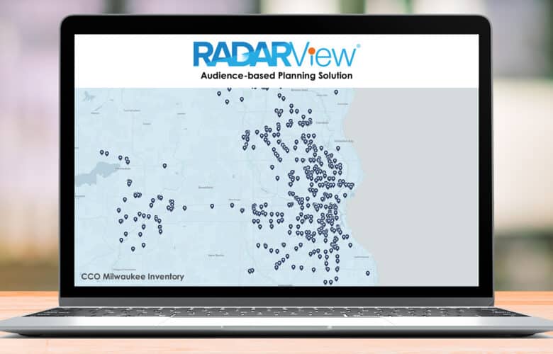 Clear Channel Outdoor Milwaukee RV coverage map