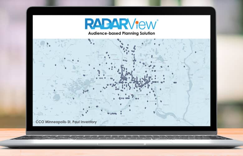 Clear Channel Outdoor Minneapolis RV coverage map