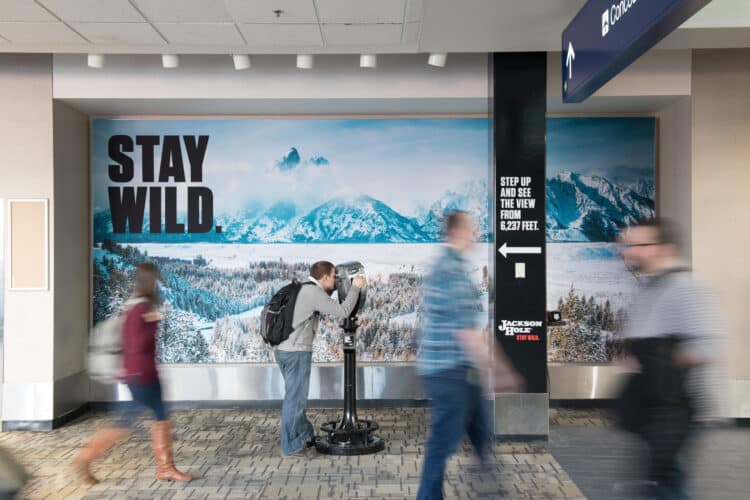 Clear Channel Outdoor MSP Airport experiential