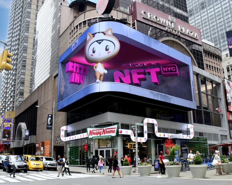 Our Media time square Clear Channel Outdoor