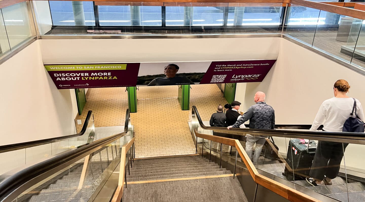Clear Channel Outdoor tension fabric display