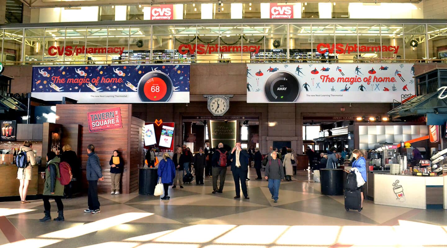 Clear Channel Outdoor South Station Linear Banners