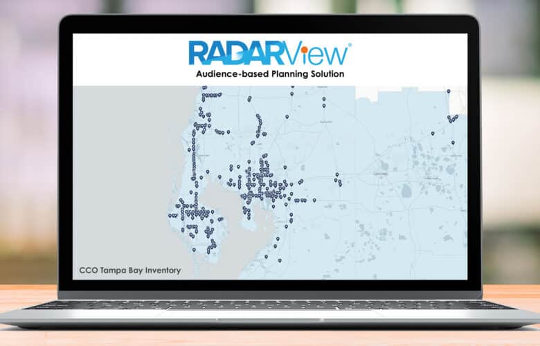 Clear Channel Outdoor Tampa Bay RV coverage map