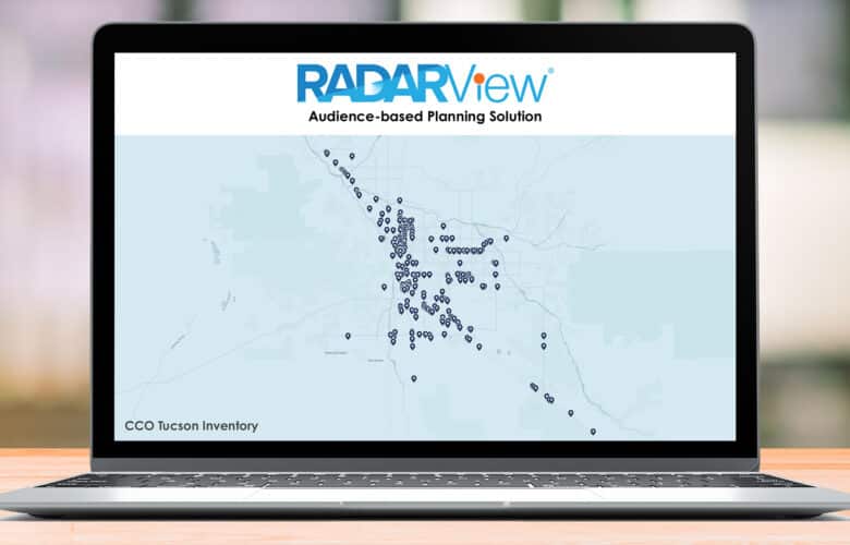 Clear Channel Outdoor RV Coverage map