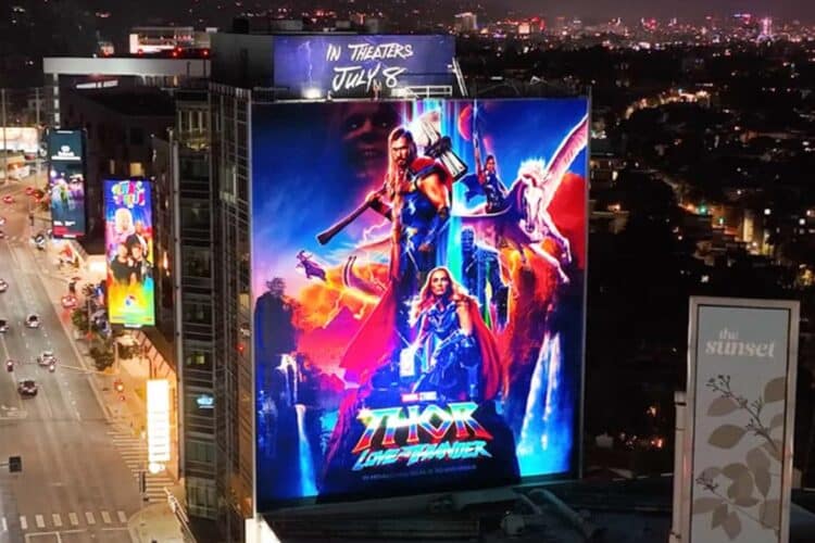 Clear Channel Outdoor Where We Are, the Thor billboard