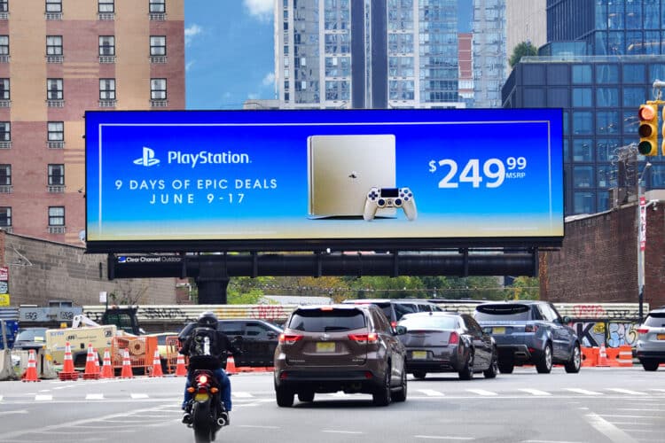 Clear Channel Outdoor Playstation