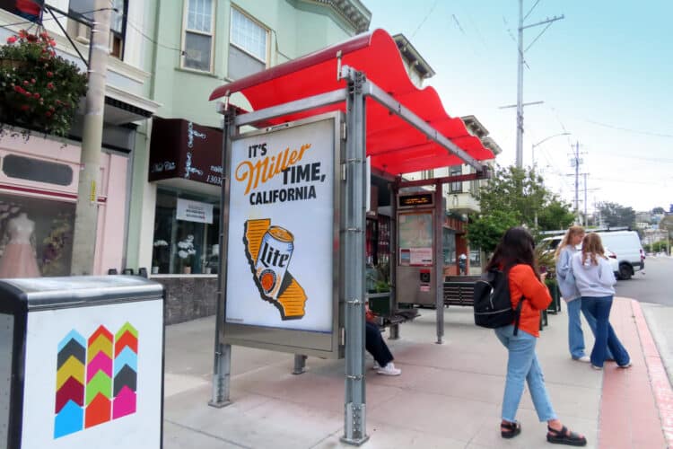 Clear Channel Outdoor transit shelter