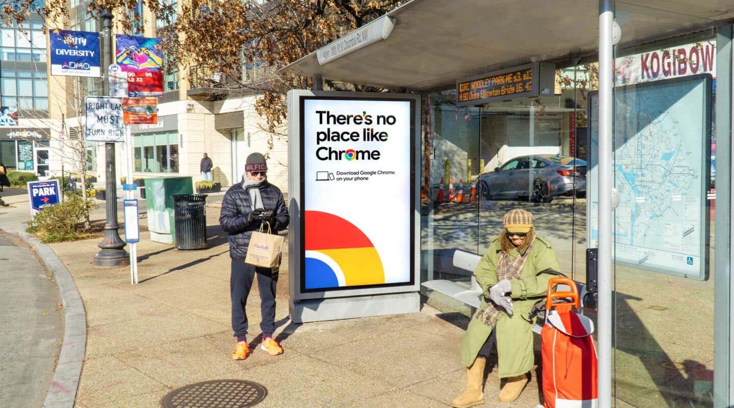 Clear Channel Outdoor transit shelter