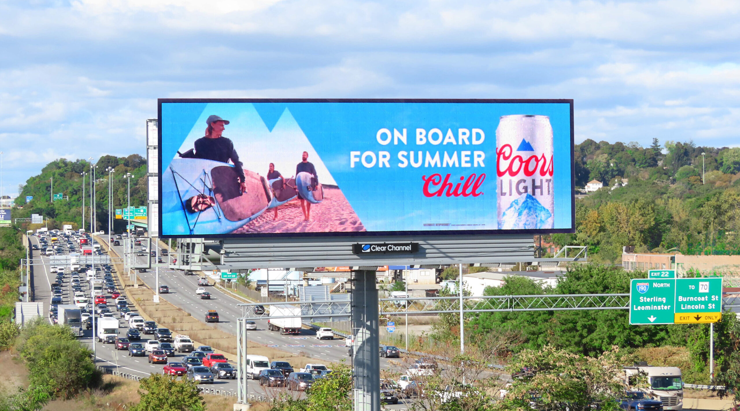 Creative Summer Billboard Advertising, image size:2560x1422