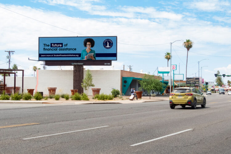 Student Freedom Initiative - Digital Billboard in phoenix