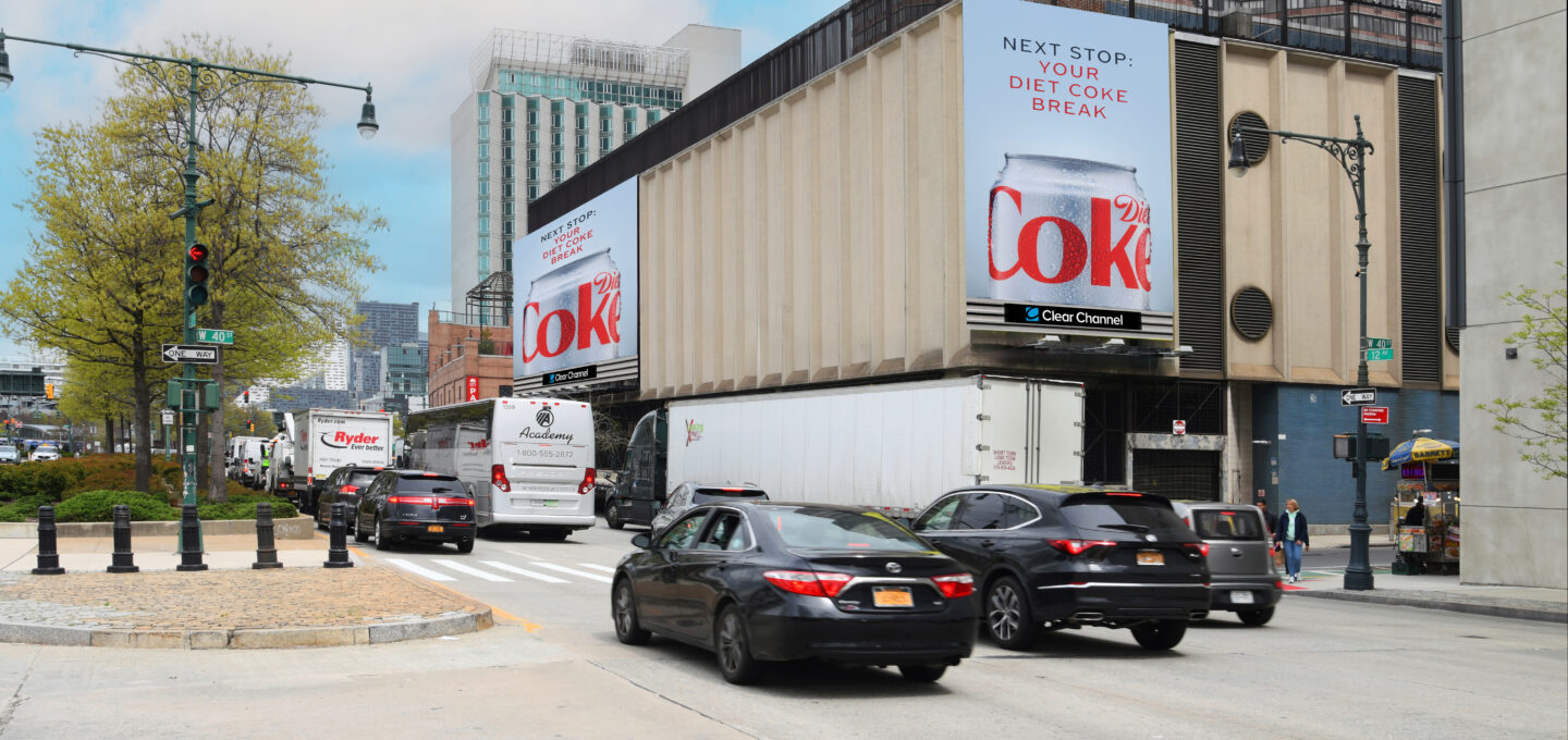Digital Wallscape, Westside Highway, NY