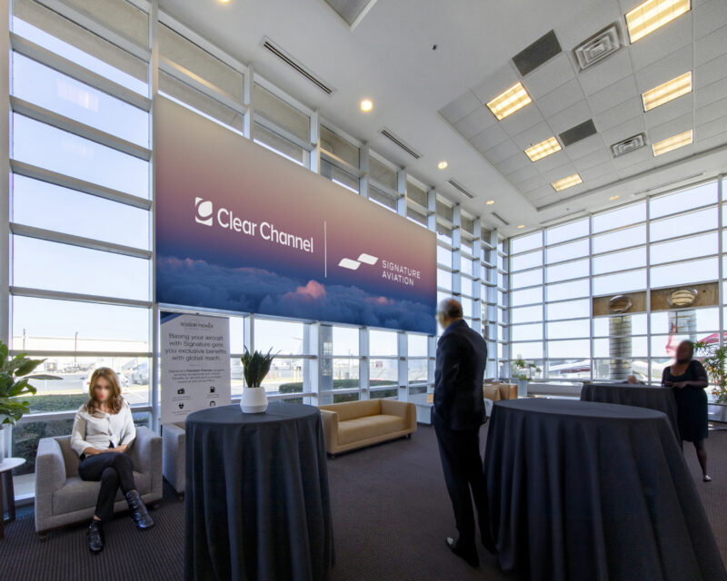 Clear Channel Outdoor Continues to Revolutionize Advertising Across 100+ Signature Aviation Private Terminals in the U.S.