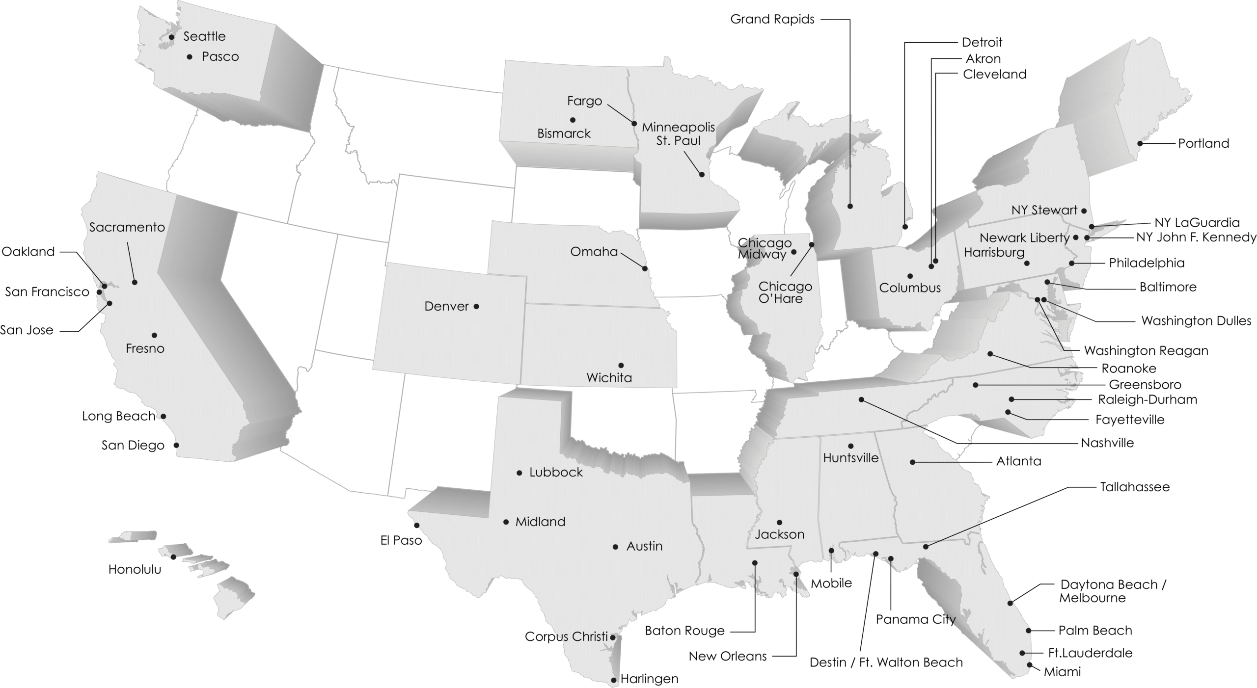 CCO Airports Coverage