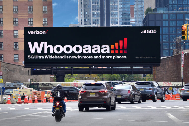 Campaign in NYC for Verizon Communications Inc.