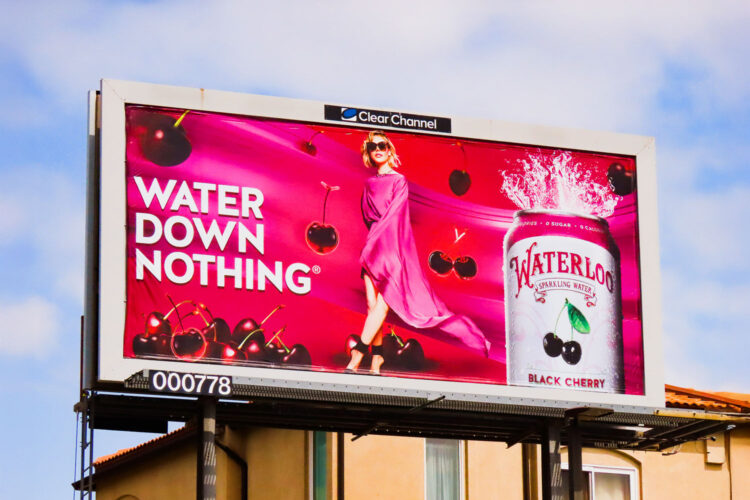 LAX Waterloo Sparkling Water Billboard