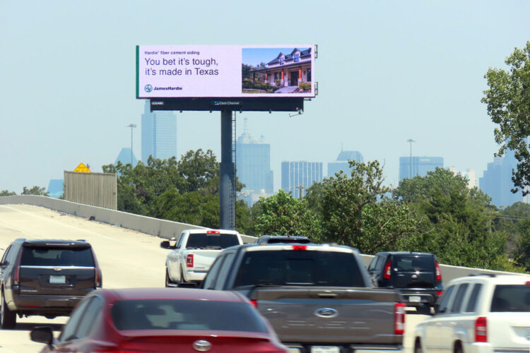 Billboard for James Hardie Building Products