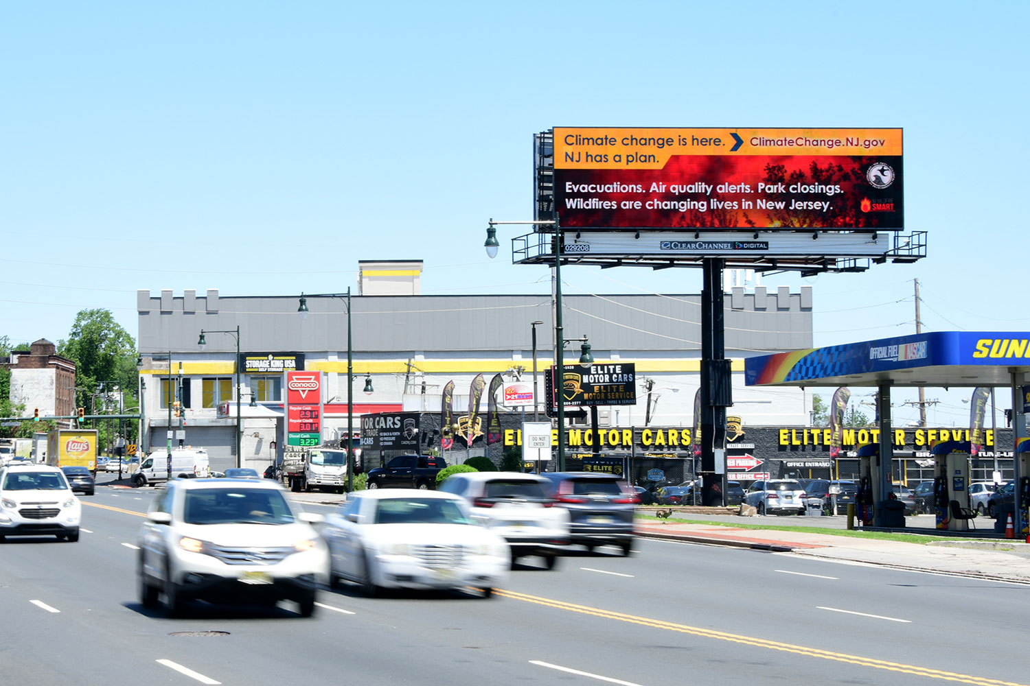 billboard for NJ Department of Environmental Protections