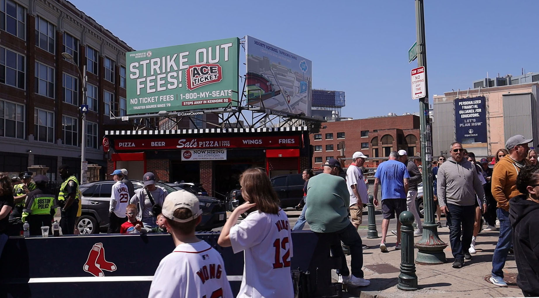 Ace Tix and Mighty Squirrel at Fenway