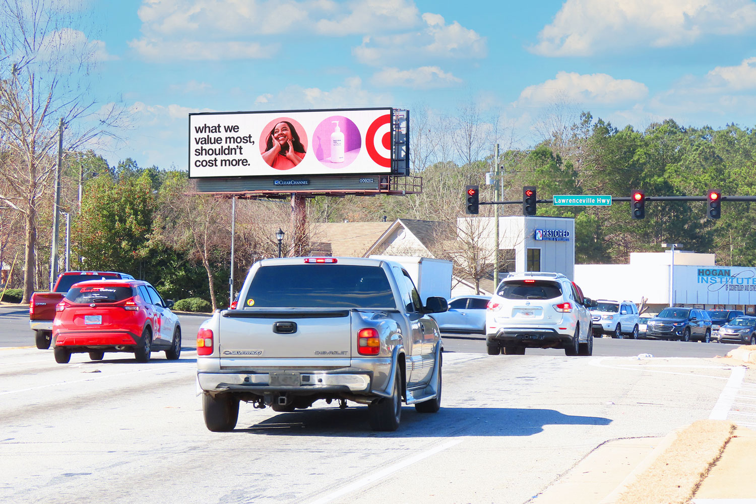 Georgia area billboard for Target