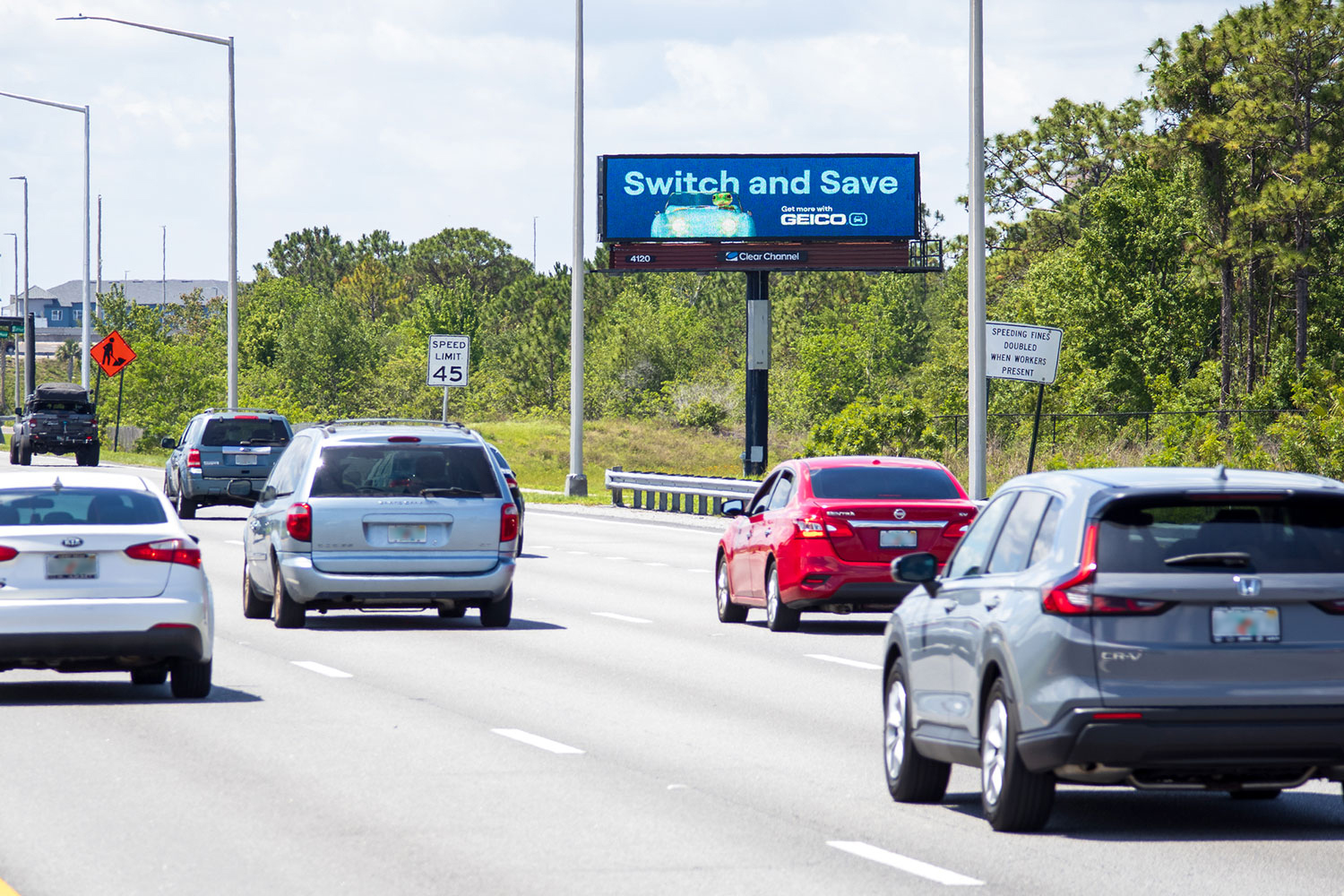 Geico Billboard reach