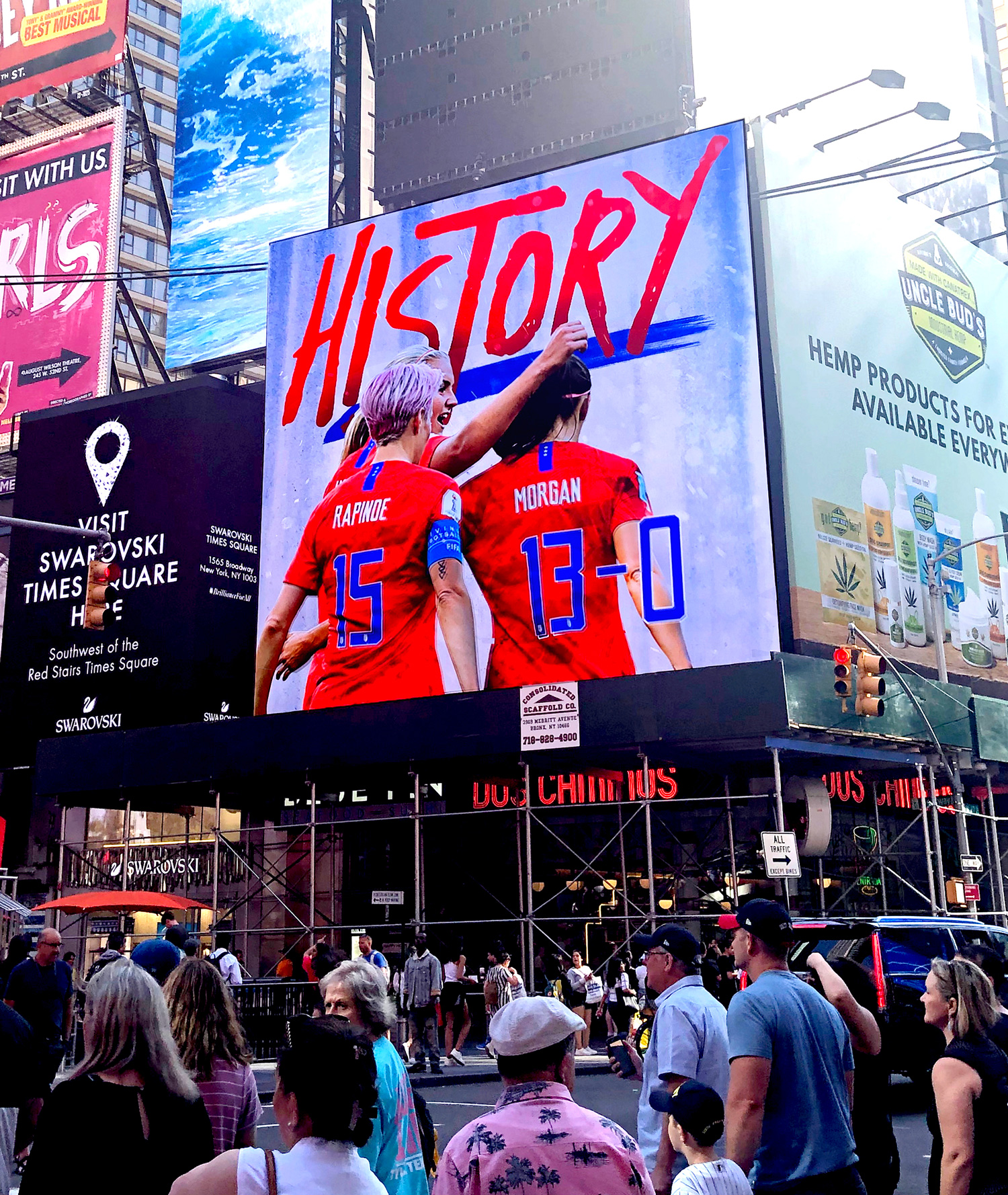 US Women's World cup win celebration NYC