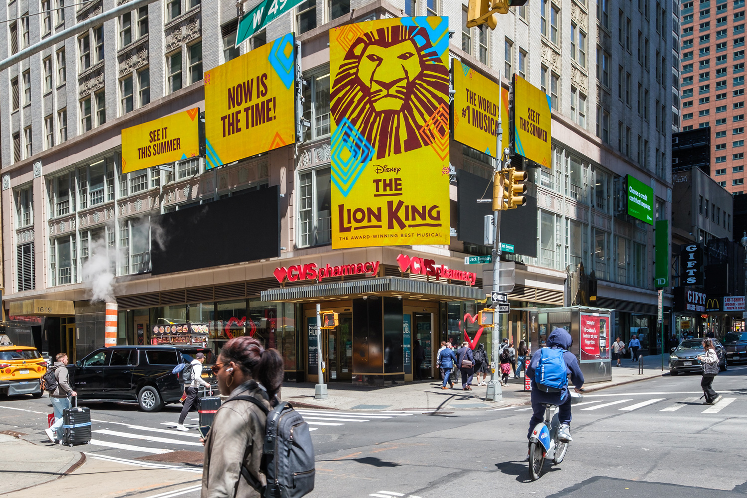 Streaming Carousel NYC Lion King Disney