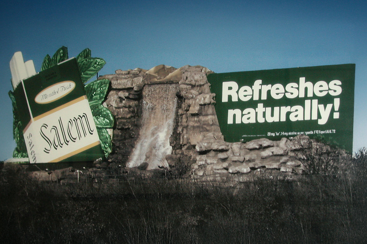 waterfall board Salem cigarettes