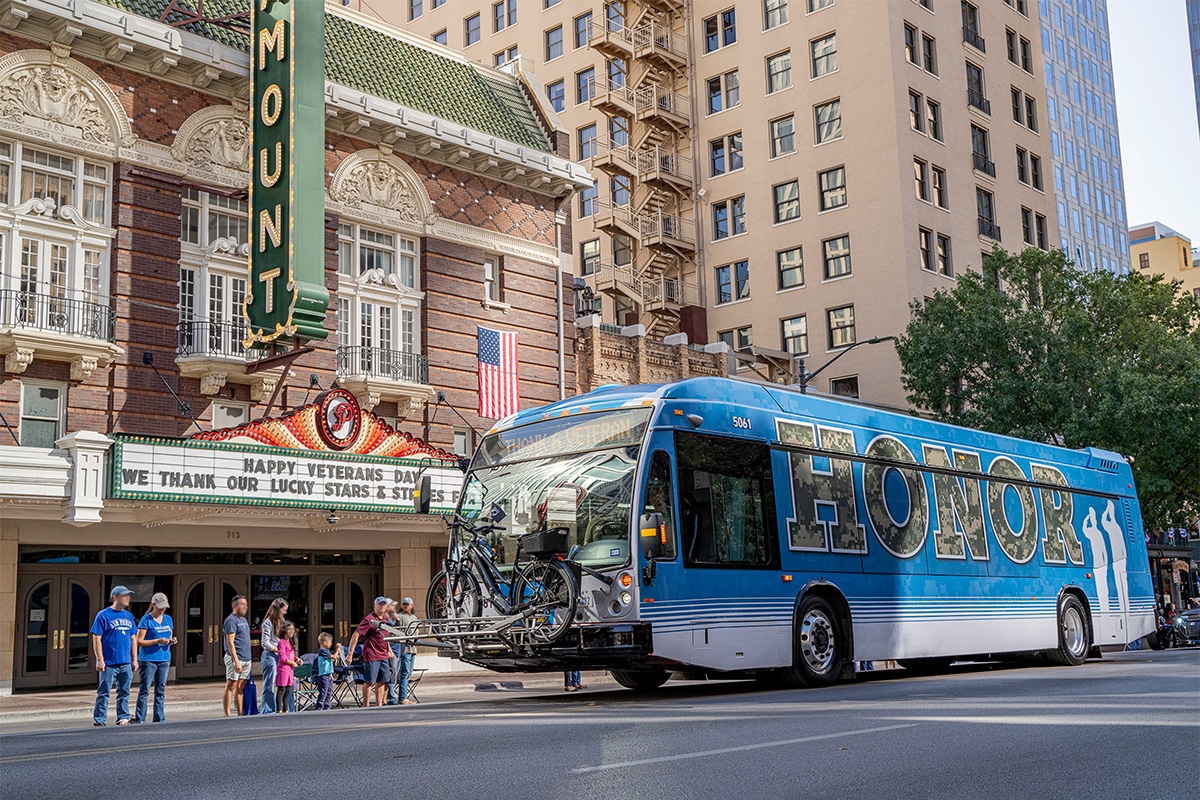 Bus wraps Austin Cap Metro Advertising