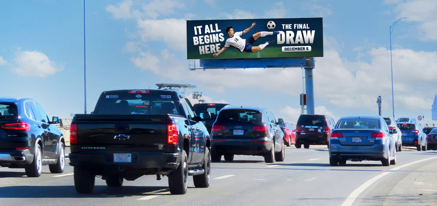 Soccer Billboards for Global Soccer Tournament 2026
