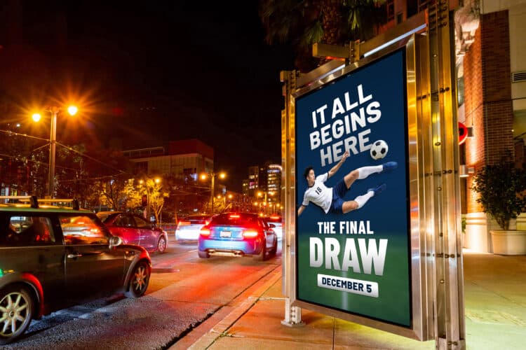 International Soccer Tournament CCO Transit Shelter