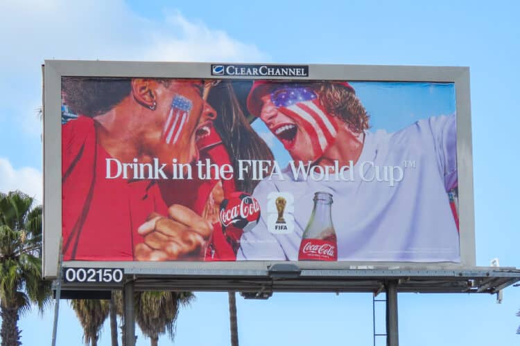 Coca Cola World Cup 2026 FIFA Poster Billboard Campaign