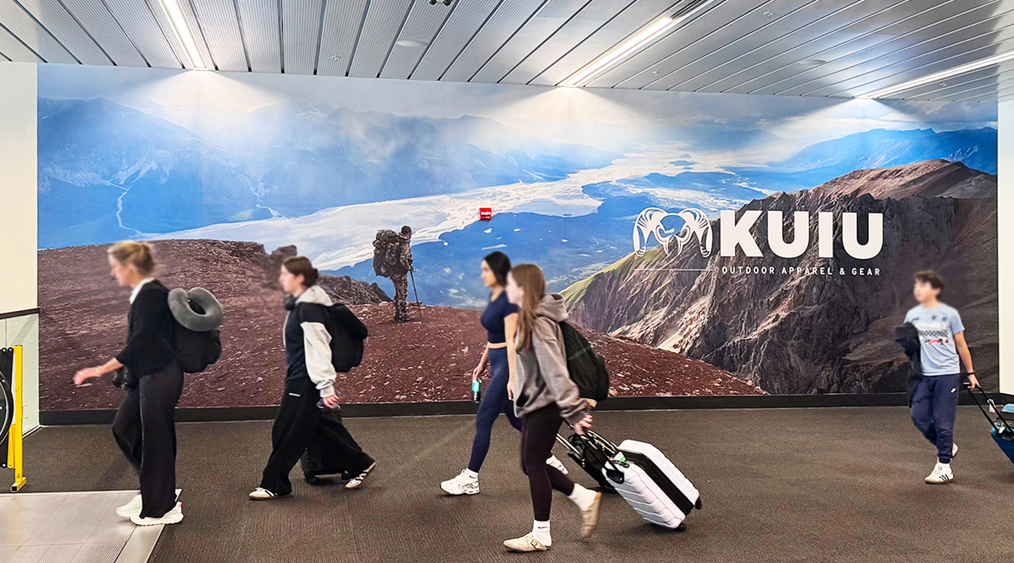 SMF Airpot CCO Airport Advertising Wall Wrap