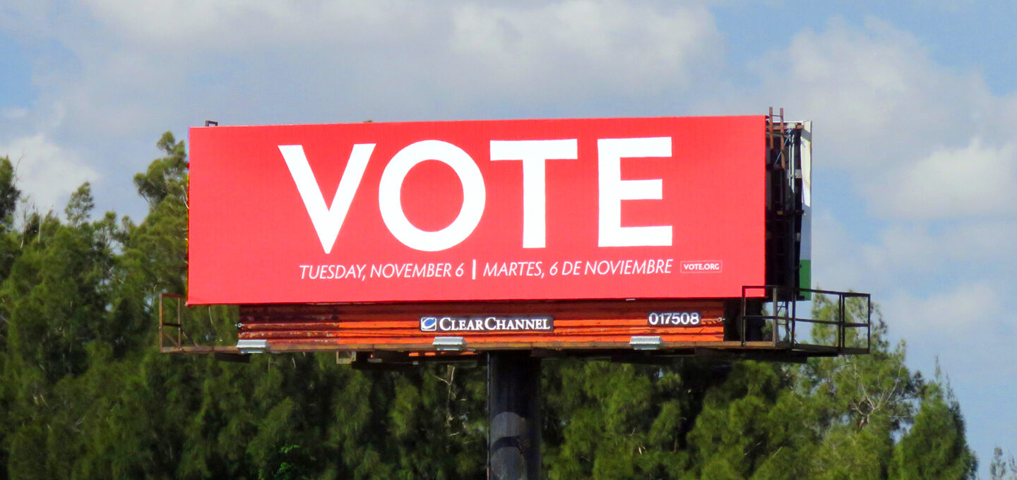 Political Billboard Advertising Clear Channel Outdoor