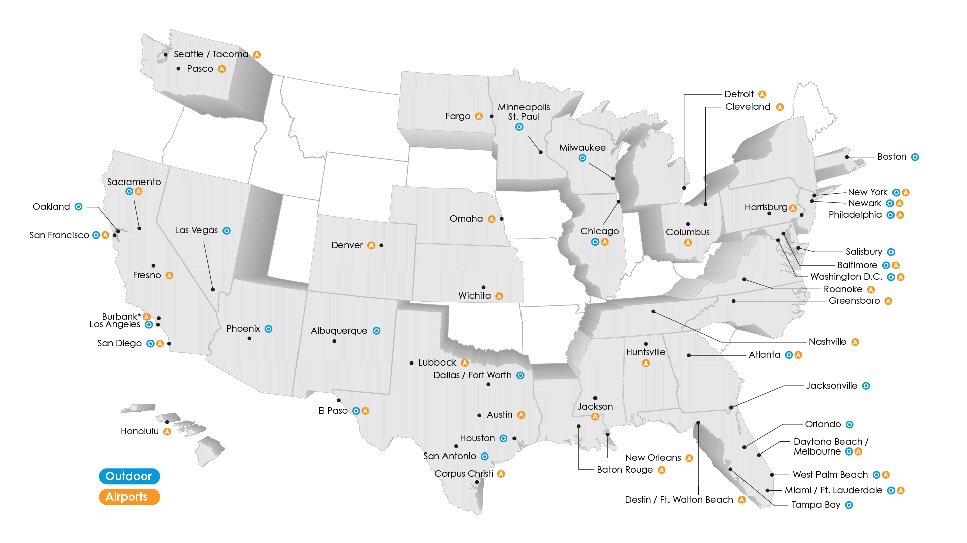 CCO Roadside and Airport Coverage Map