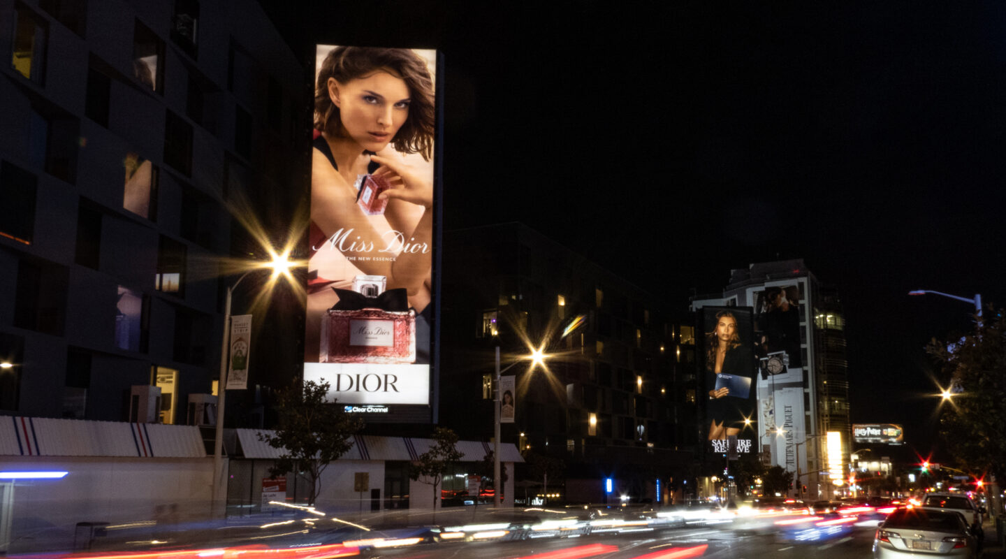 Sunset La Cienega, Sunset Millennium, CCO Billboard Advertising